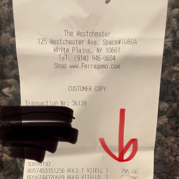 Ferragamo Loafers, excellent condition, worn once. Size 7 1/2. - Picture 5 of 7